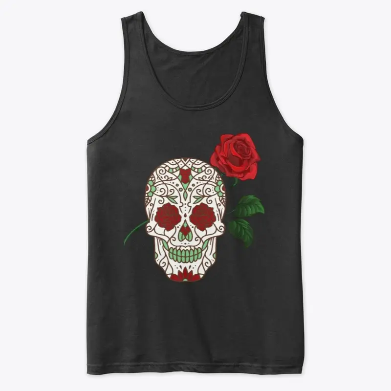 Red Rose Sugarskull